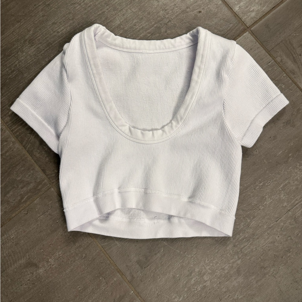 Alo cropped short sleeve